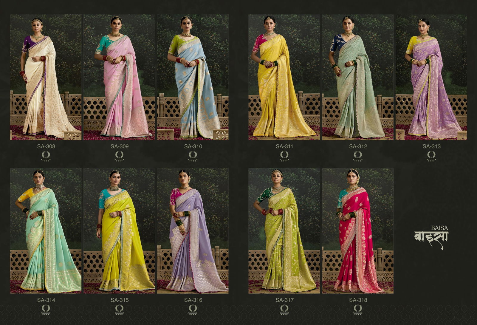 Baisaa By Kimora Dola Silk Occasion Wear Saree Suppliers In India